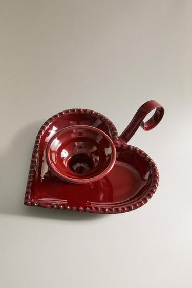 Zara Железный подсвечник в форме сердца для рождества