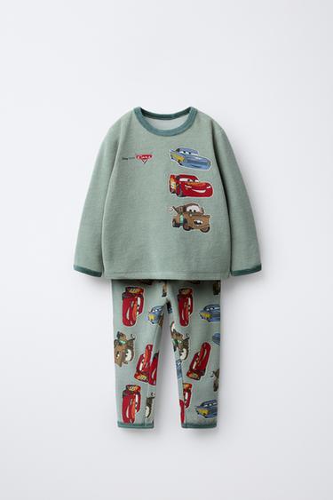 Zara 2-6 лет/ вельветовая пижама CARS LIGHTNING MCQUEEN AND FRIENDS © DISNEY