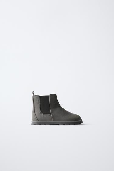 Zara Модные кожаные ботинки