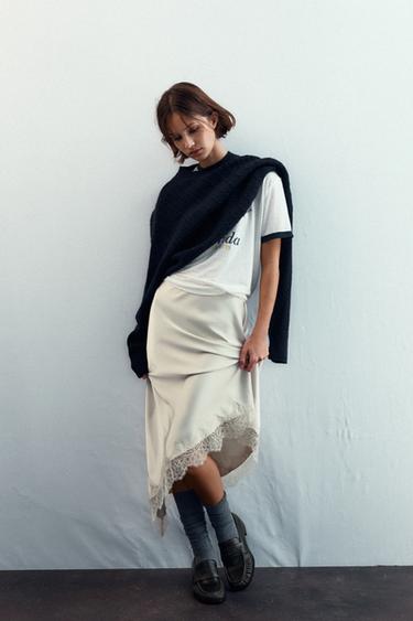 Zara Кожаные лоферы с эффектом потертости