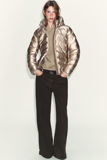 Zara Укороченный ветрозащитный анорак приталенного кроя купить с доставкой.