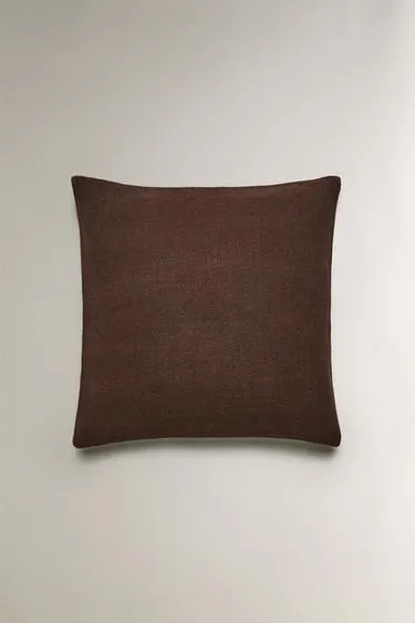 JUTE AND COTTON CUSHION COVER