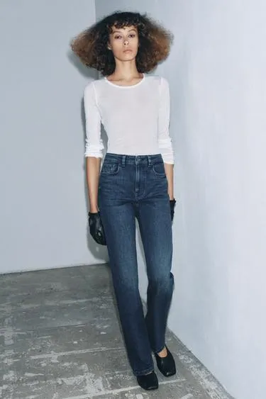 Джинсы BOOTCUT с высокой посадкой — ZW COLLECTION