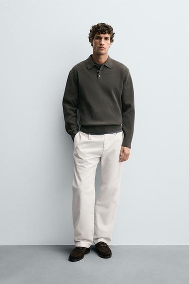 Zara Поло из синели