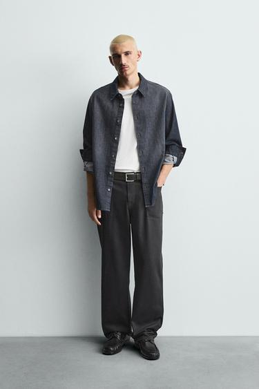 Zara Джинсы RELAXED FIT с карманами