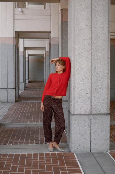 Zara Кардиган из шерсти и альпаки