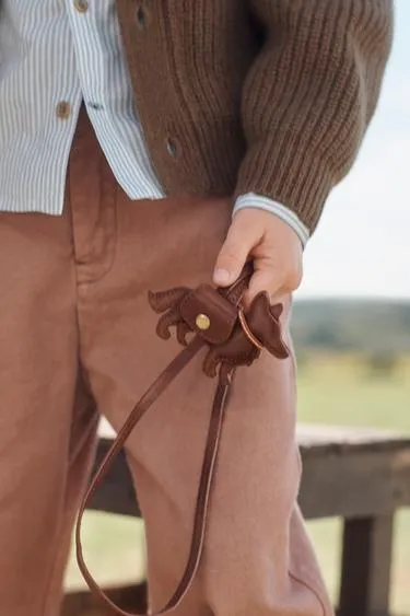 Ограниченное издание кожанного анималистического подвеса