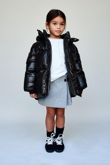 Zara Пуховик из пера и пуха WATER REPELLENT и WIND RESISTANT