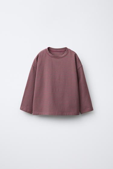 Zara Футболка с полосатым принтом