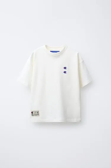 Футболка с нашивками CHAMPION ® X ZARA
