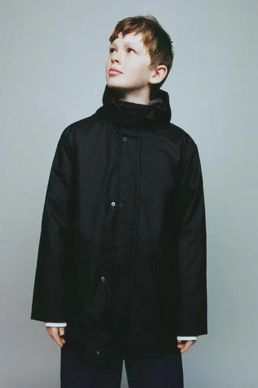 Парка с прорезиненным покрытием WATER REPELLENT