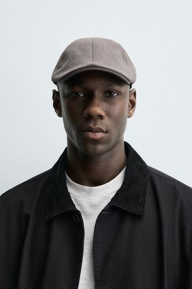 Zara Кепка из фланели с узором «гусиная лапка» купить с доставкой.