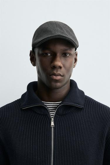 Zara Фланелевый берет