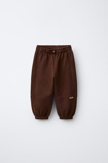 Zara Брюки-джоггеры с нашивкой