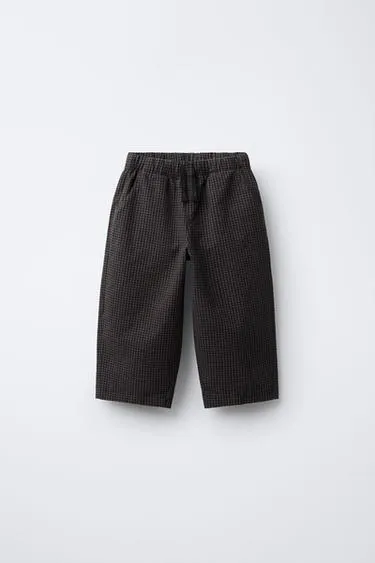 Брюки BAGGY в клетку виши
