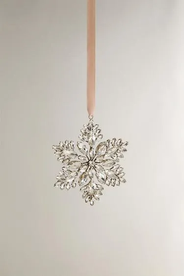 Рождественское украшение елочной звезды CRYSTAL STAR