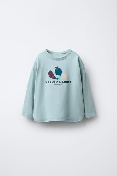 Zara Футболка с принтом