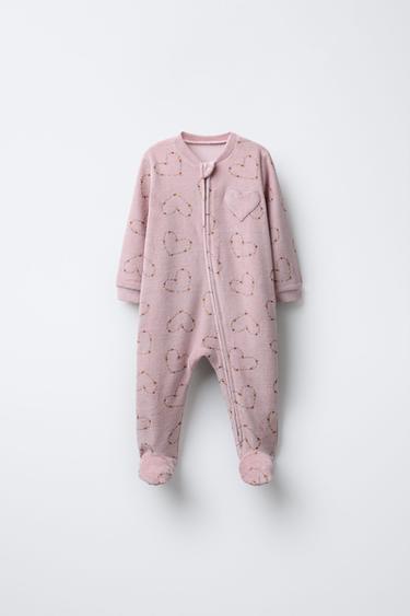 Zara Комбинезон VELVET HEARTS AND FLOWERS