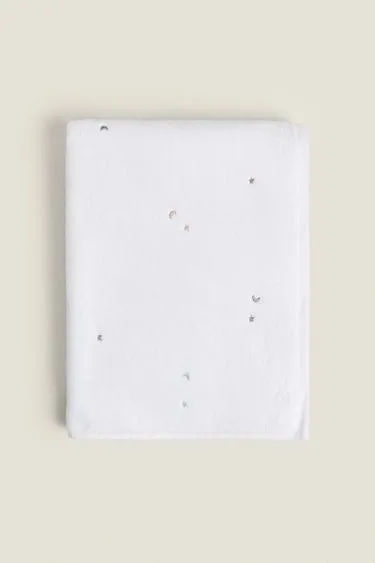 CHILDREN'S MOON AND STAR BATH TOWEL