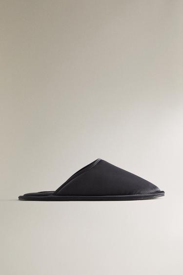 Zara Туфли-сабо из сатина