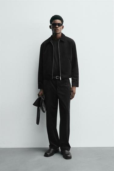 Zara Брюки из рельефного вельвета