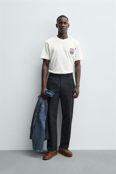 Zara Футболка с нашивкой «кролик»