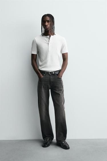 Zara Джинсы свободного кроя