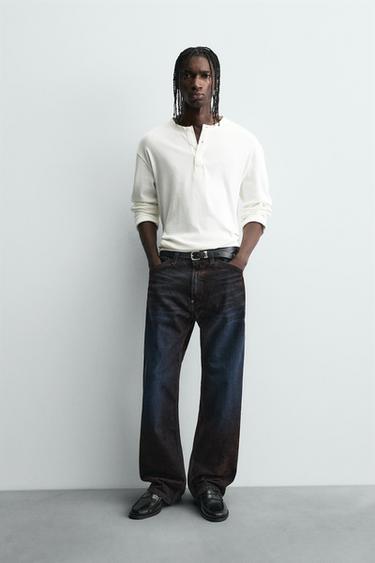 Zara Джинсы BAGGY FIT с вискозой