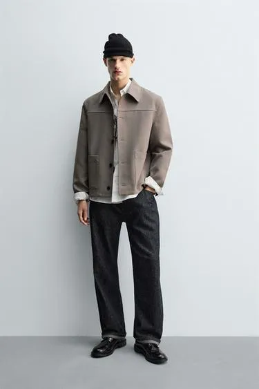 RELAXED FIT OVERSHIRT WITH POCKETS