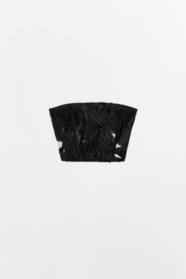 Zara Топ-корсет структурный LIMITED EDITION купить с доставкой.