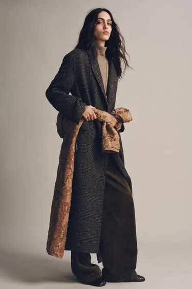 Пальто в клетку — ZW COLLECTION