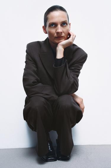 Zara Кожаные лоферы LIMITED EDITION купить с доставкой.