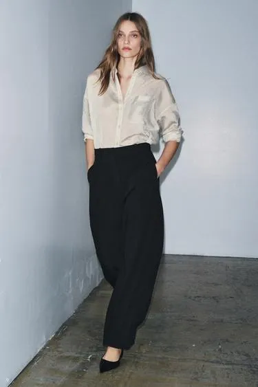 Брюки баллон с пуговицами — ZW COLLECTION