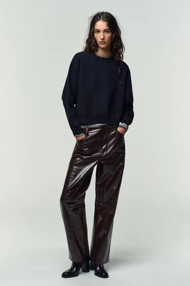 Толстовка из гладкого трикотажа