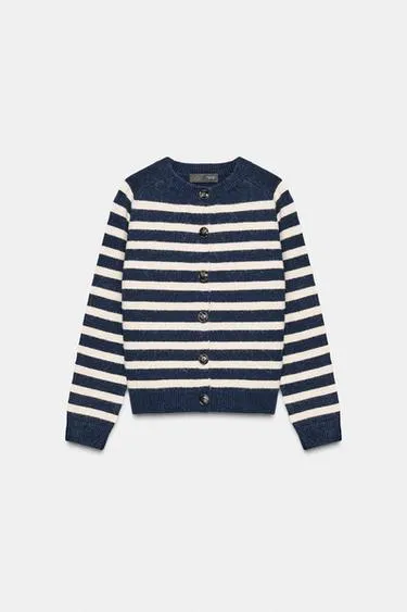 Кардиган в полоску- Заказать в России