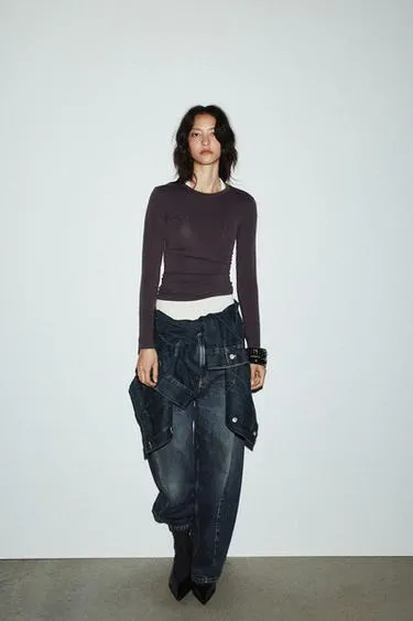 Футболка с длинными рукавами