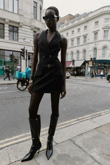 Zara Мини-платье в стиле блейзера