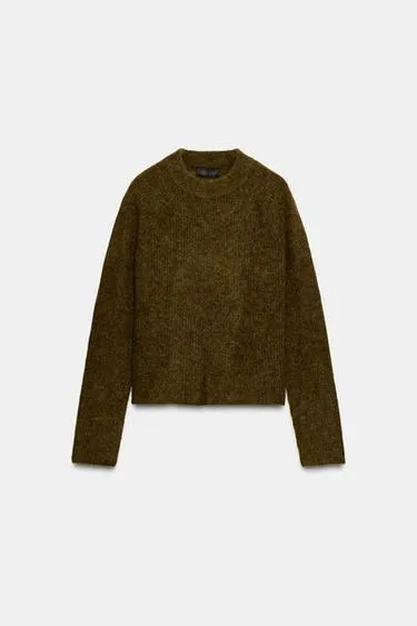 Свитер из шерсти и альпаки- Заказать в России