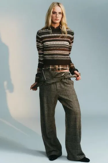 Жаккардовый свитер- Заказать в России