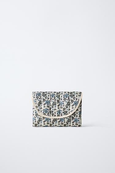 Zara Пеленальный матрасик с цветочным принтом