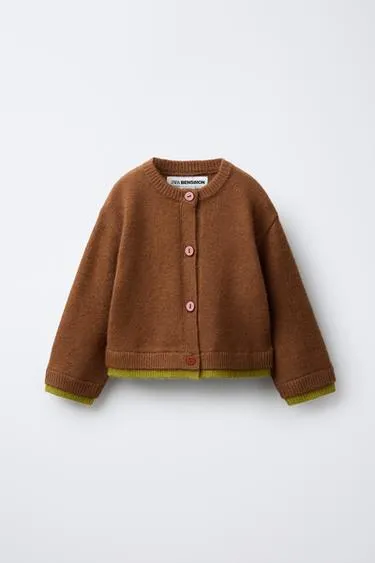 Кардиган с двойным подолом BENSIMON ® X ZARA- Заказать в России