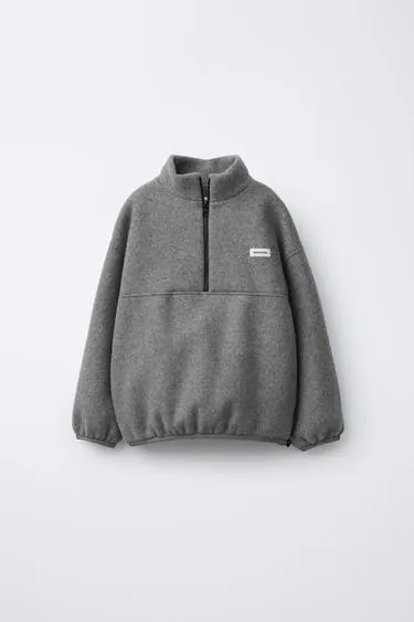 Толстовка из поларфлиса BENSIMON ® X ZARA с нашивкой- Заказать в России