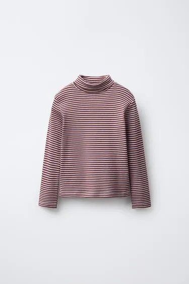 Лонгслив в полоску с воротником-стойкой BENSIMON ® X ZARA