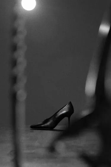 Туфли на каблуке из кожи лимитированная серия