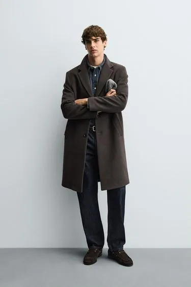 Пальто REGULAR FIT из шерсти