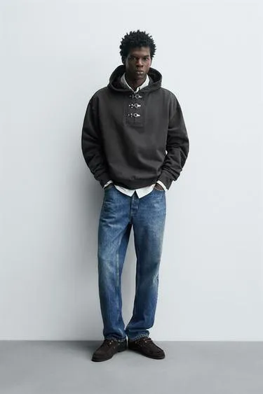 Худи с капюшоном и навесными петлями- Заказать в России