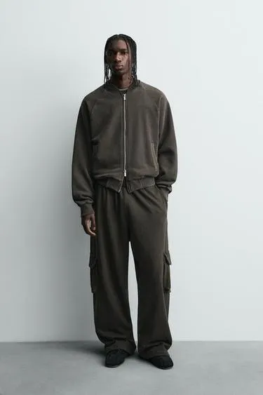 WASHED BOMBER JACKET