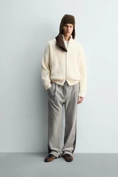 Кардиган из вязанного трикотажа PURL KNIT X SR_A