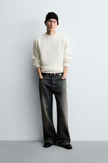 Zara Джемпер свободного кроя с текстурой