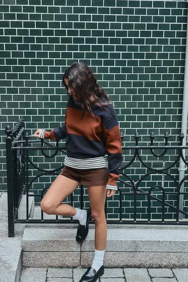 Джерси поло в полоску- Заказать в России